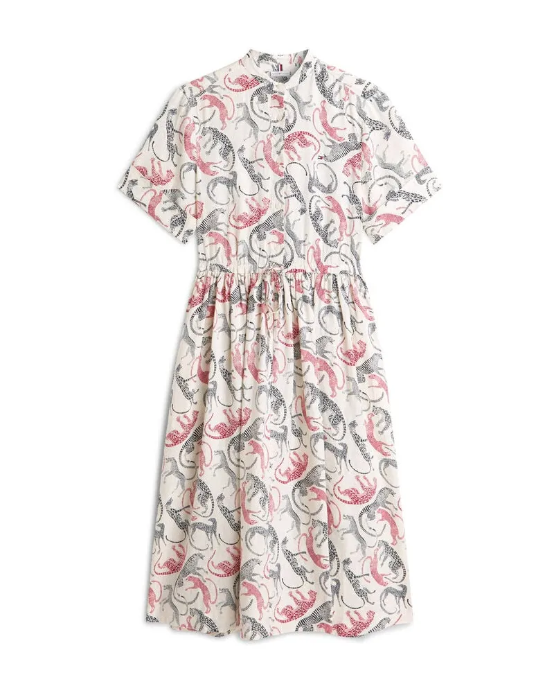 Tommy Hilfiger Damen Hemdkleid Sand