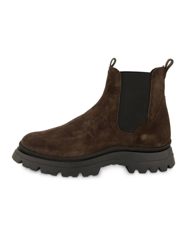 Hogan Herren Chelsea Boots H692 Braun