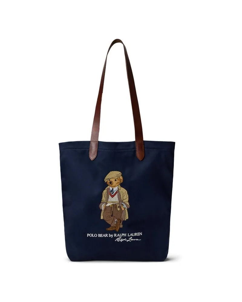 Ralph Lauren Shopper aus Baumwolle Navy