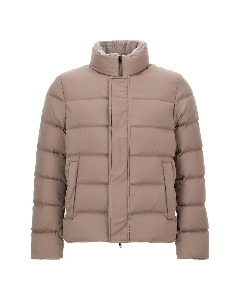 Herno Herren Daunenjacke Taupe