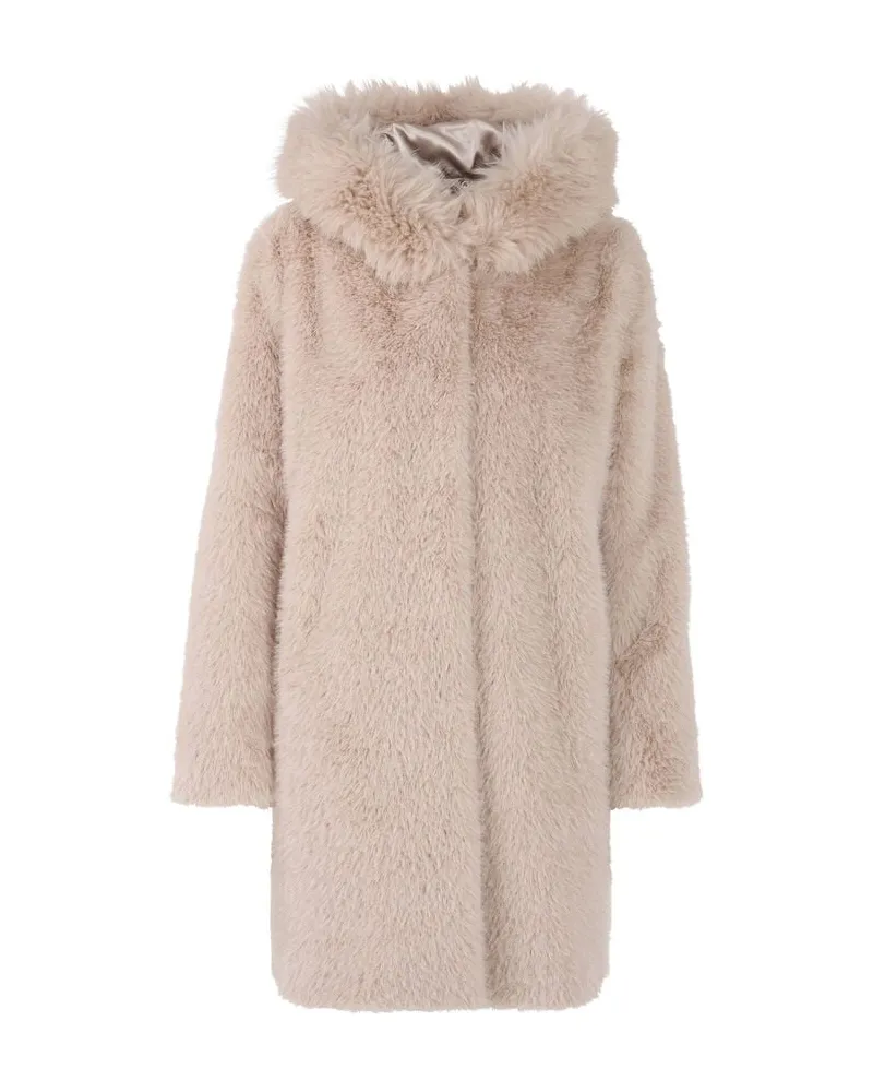 Marc Cain Damen Teddymantel Grau