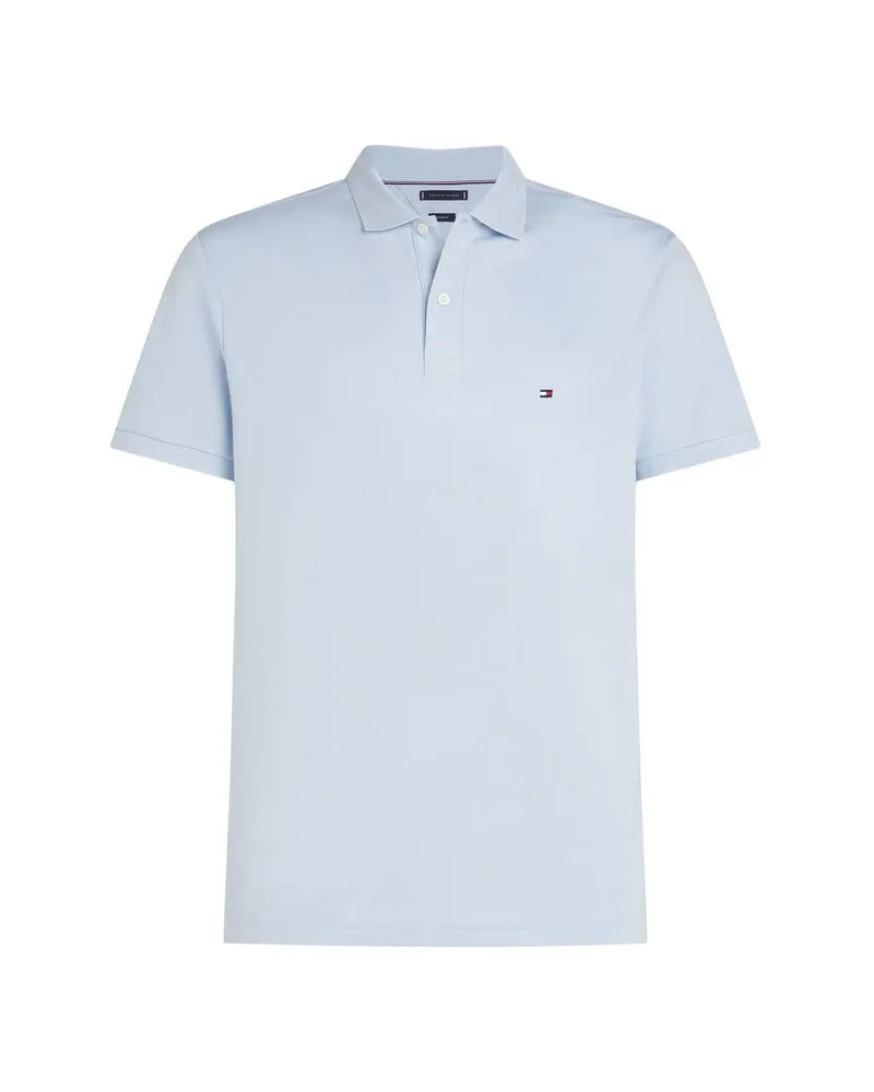 Tommy Hilfiger Herren Poloshirt LIQUID COTTON REG SEASONAL POLO Bleu