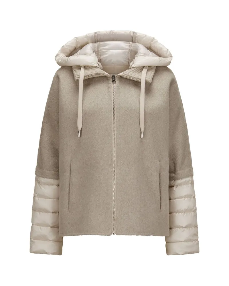Milestone Damen Jacke mit Wolle MSAZALEA Sand