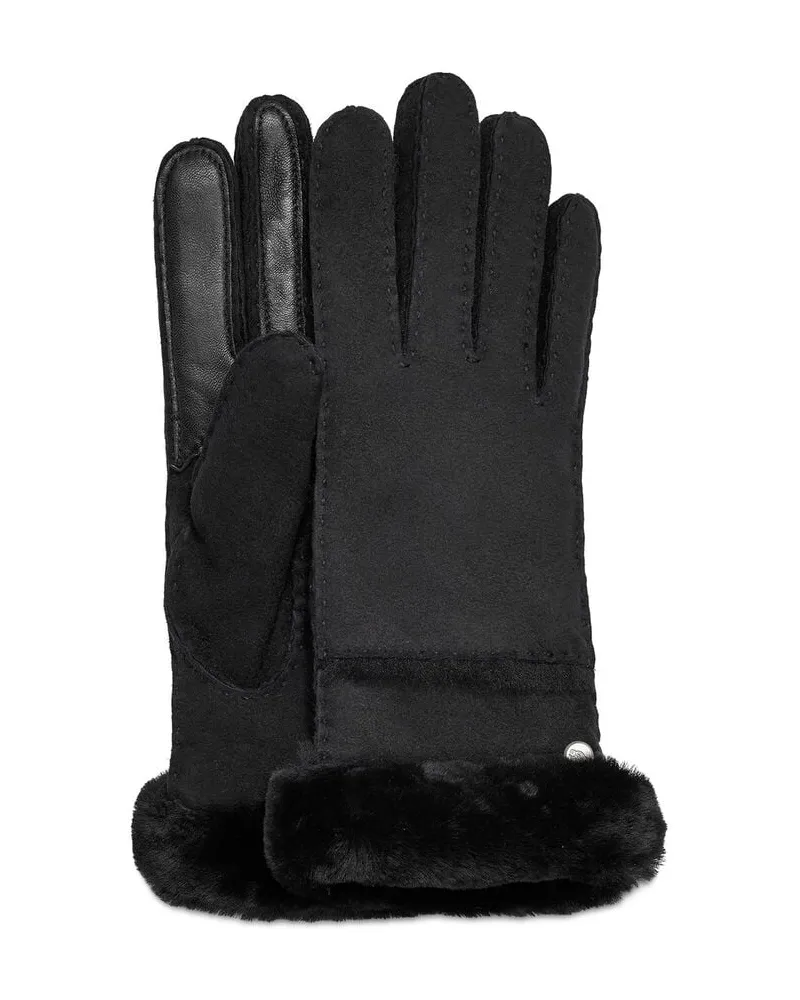 UGG Damen Handschuhe aus Lammleder Schwarz
