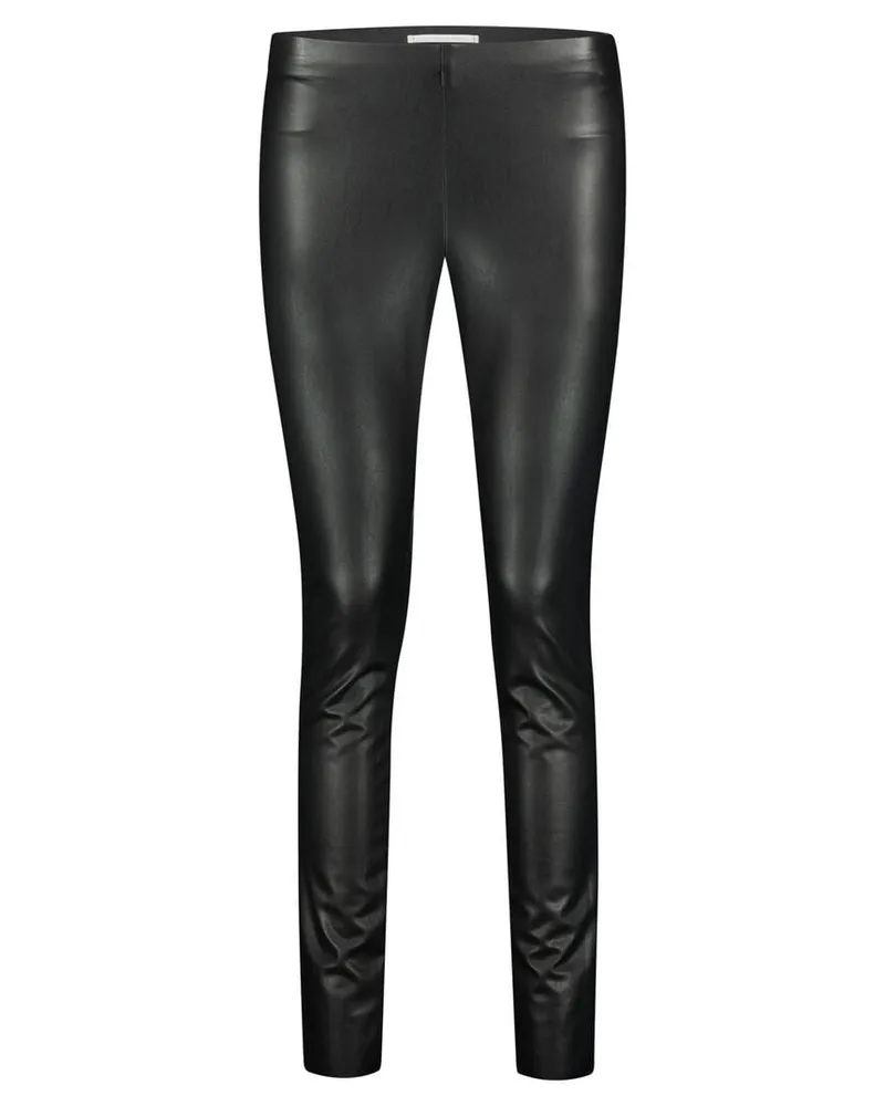 RAFFAELLO ROSSI  Damen Kunstlederhose RESA Slim Fit Schwarz