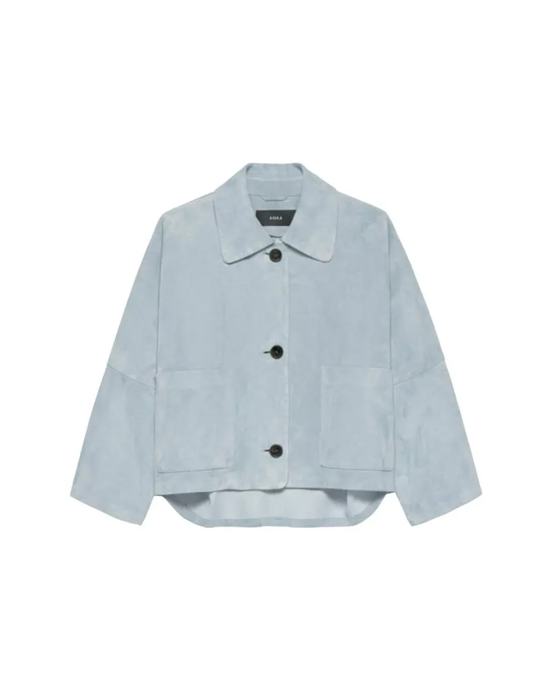 Arma Damen Lederjacke ZHOU Bleu