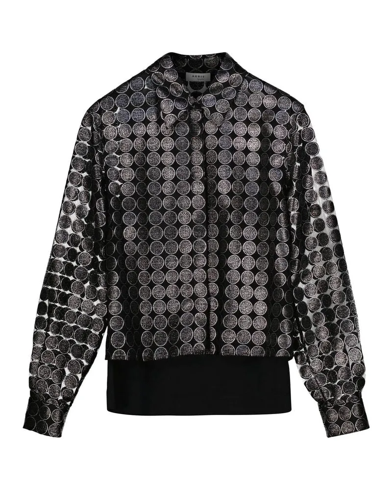 Akris Damen Bluse Marine