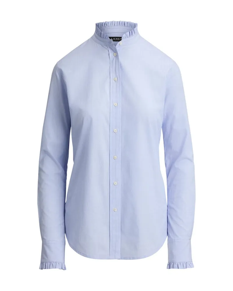 Ralph Lauren Damen Bluse aus Baumwolle Blau