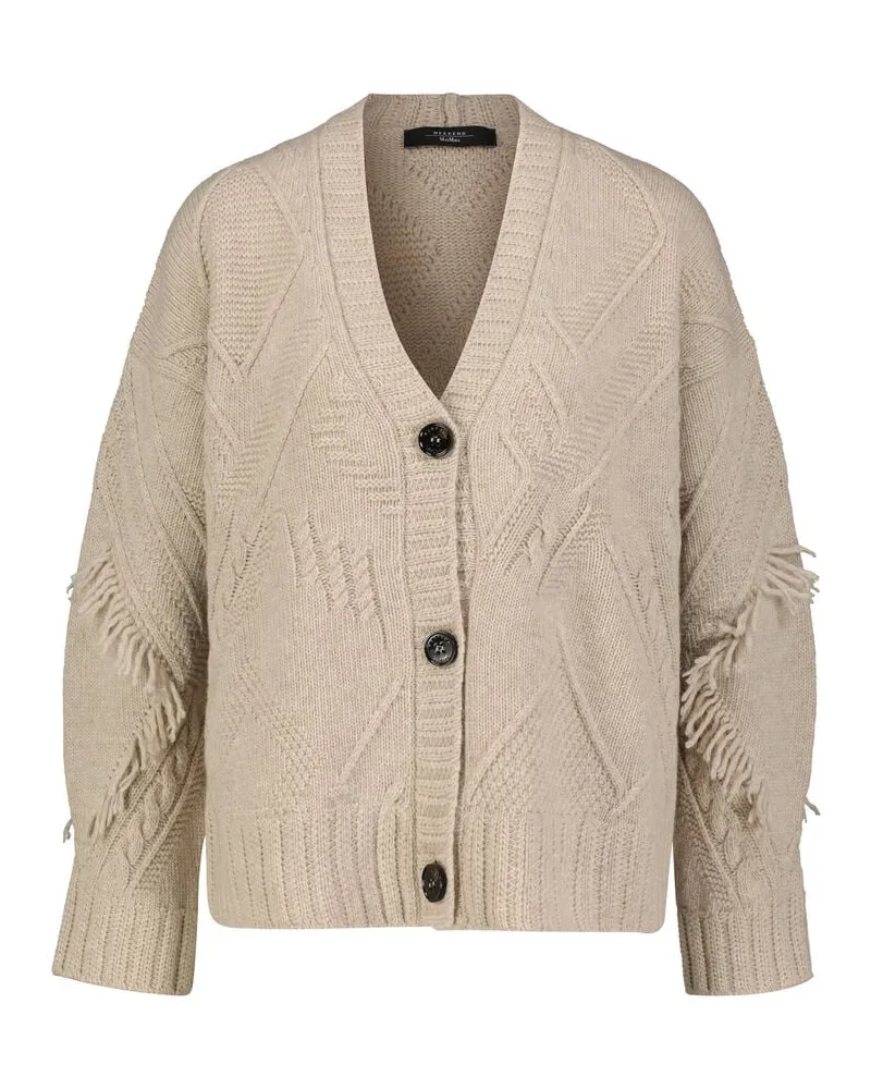 Max Mara Damen Strickjacke STALLO Sand