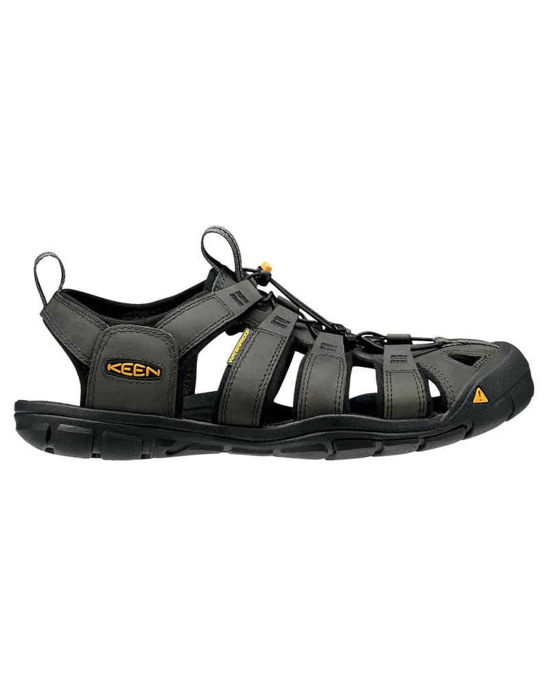 Keen Herren Trekkingsandalen "Clearwater Leather Schwarz