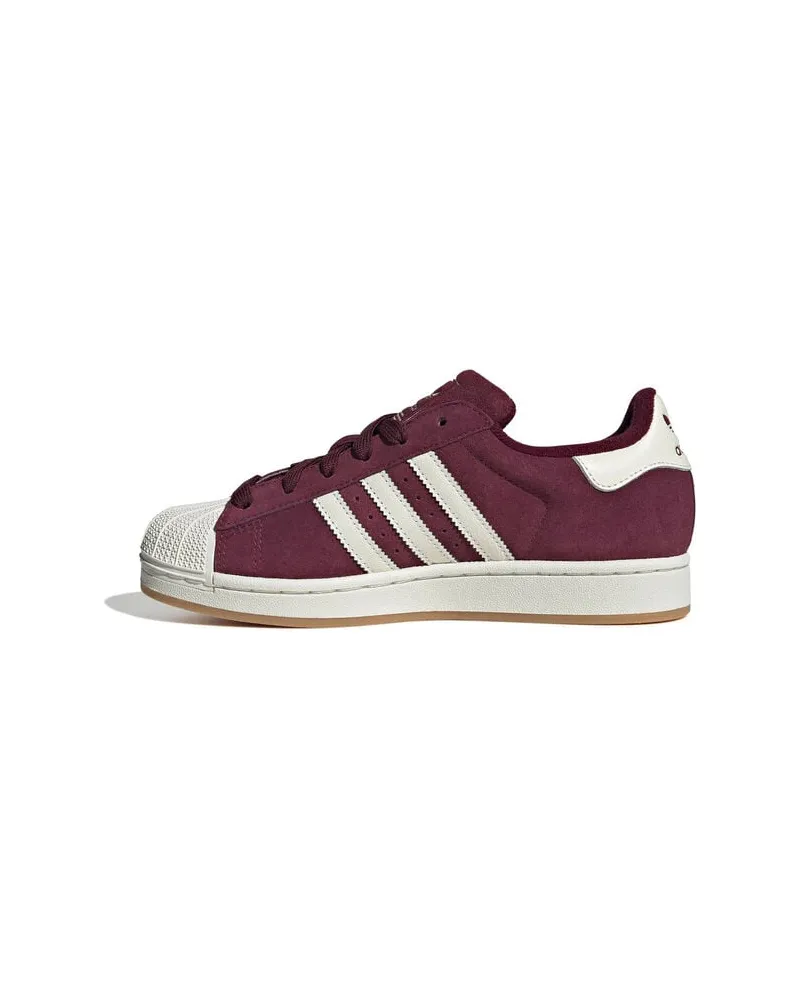 adidas Damen Sneaker SUPERSTAR II Maroon