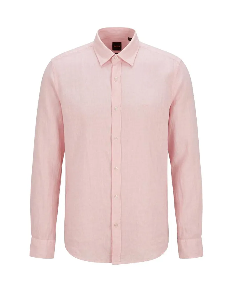 HUGO BOSS Herren Hemd RELEGANT Rose