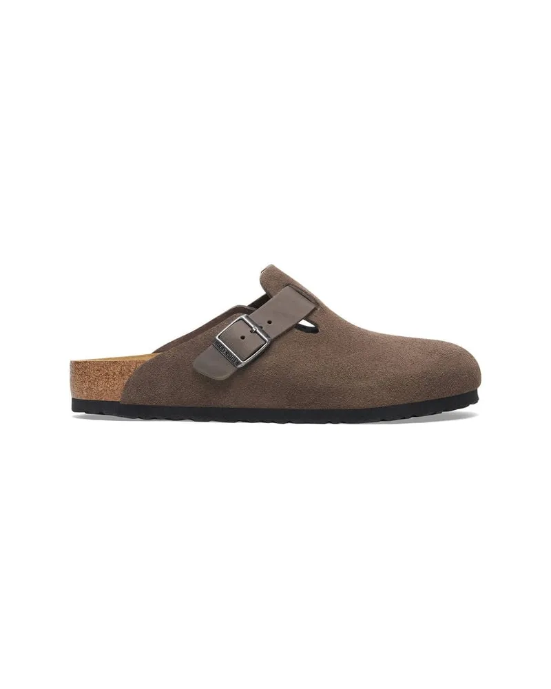 Birkenstock Herren Pantoletten BOSTON Anthrazit