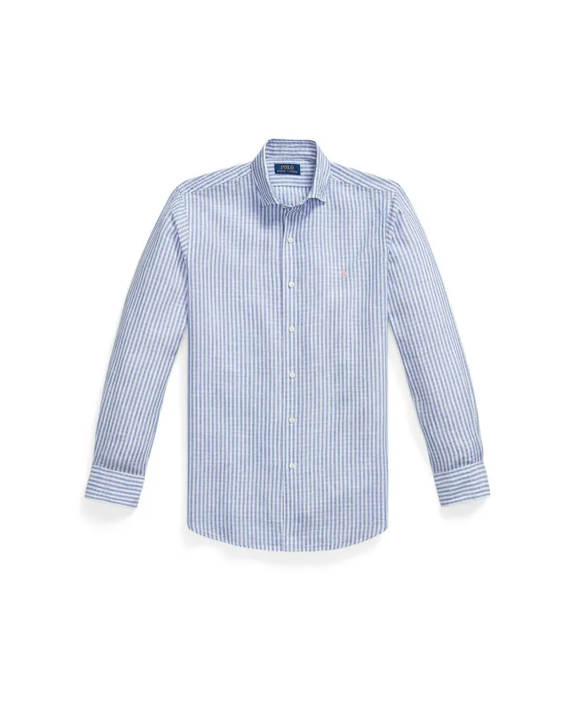 Ralph Lauren Herren Hemd Custom Fit Blau
