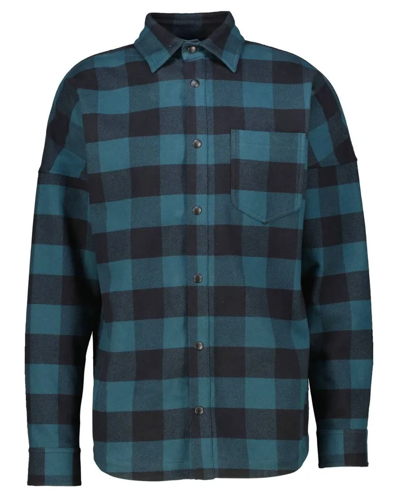 Palm Angels Herren Hemdjacke CLASSIC LOGO OVERSHIRT Grün