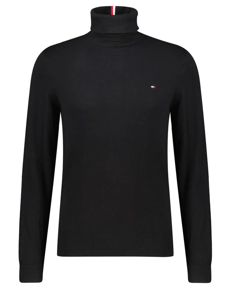 Tommy Hilfiger Herren Rollkragenpullover Schwarz