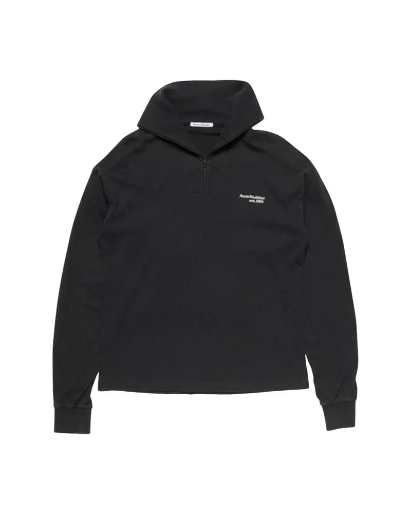 Acne Studios Herren Sweatjacke aus Baumwolle Schwarz