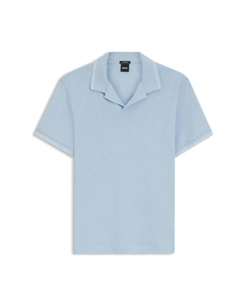 HUGO BOSS Herren Poloshirt H-PYE Bleu