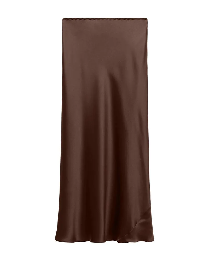 Dorothee Schumacher Damen Rock aus Seide SENSE OF SHINE Nougat