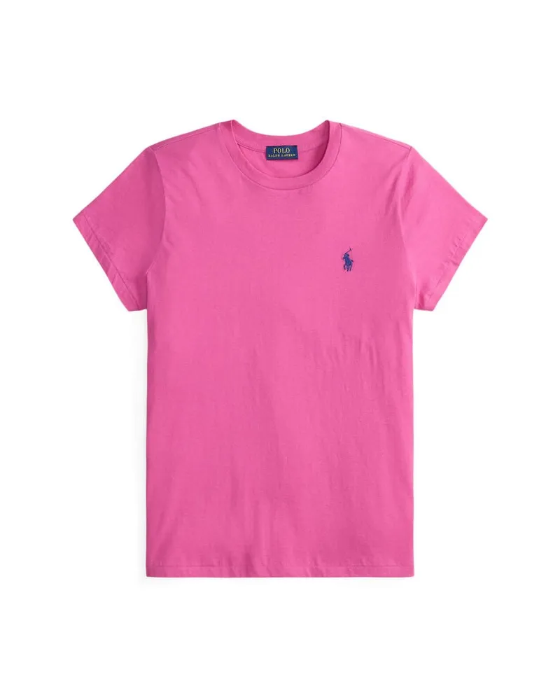 Ralph Lauren Damen T-Shirt aus Baumwolle Pink