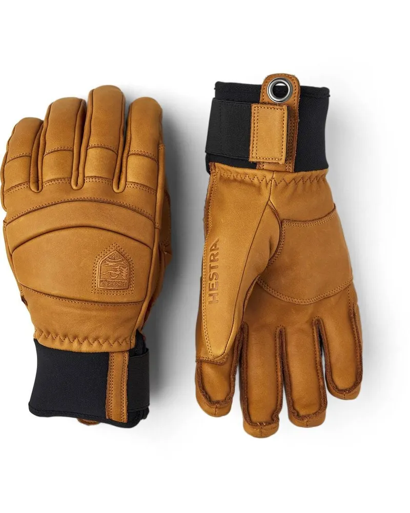 Hestra Herren 5-finger-Handschuhe FALL LINE Dunkelbraun