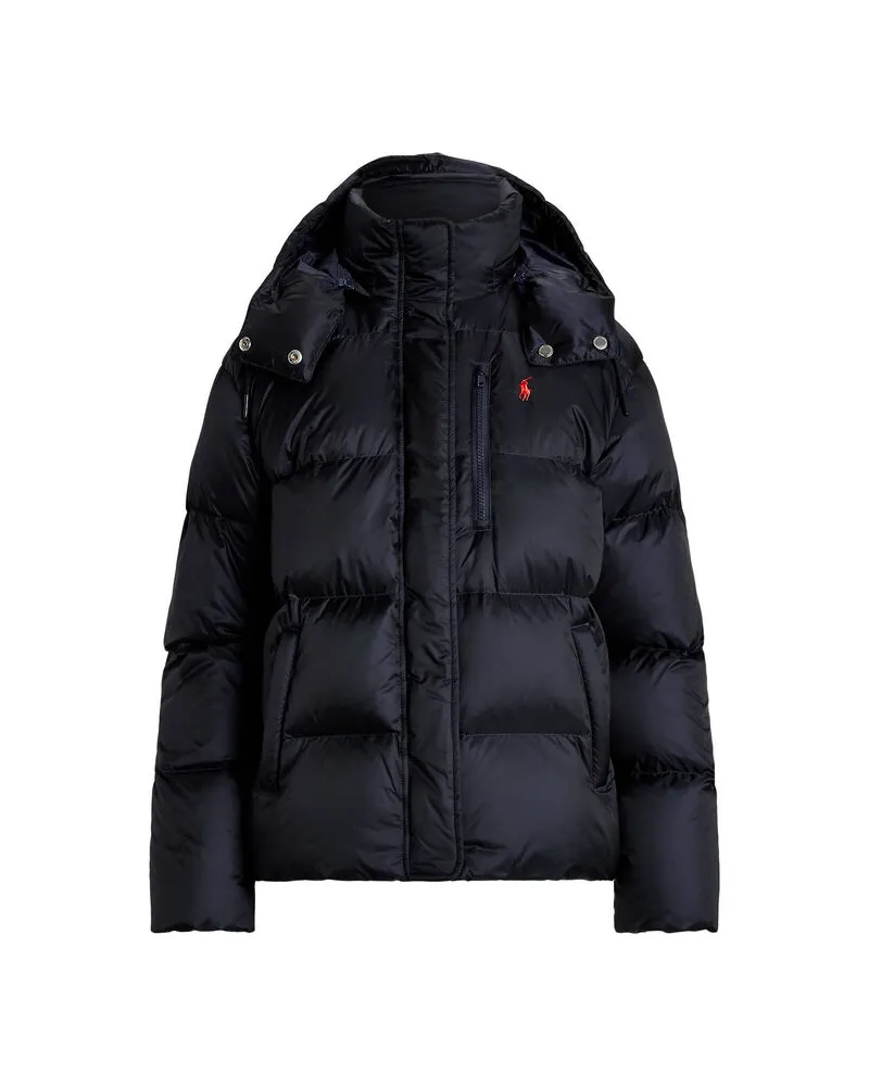 Ralph Lauren Damen Daunenjacke mit Kapuze Relaxed Fit Marine