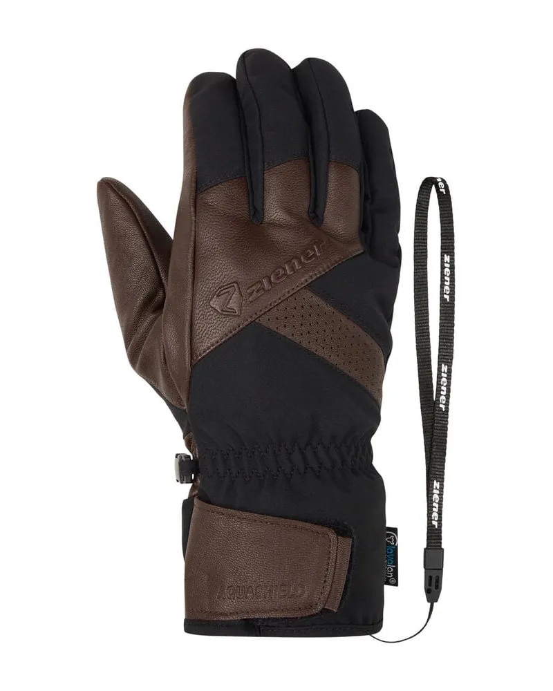 Ziener Skihandschuhe GETTERO-Z AS AW Braun