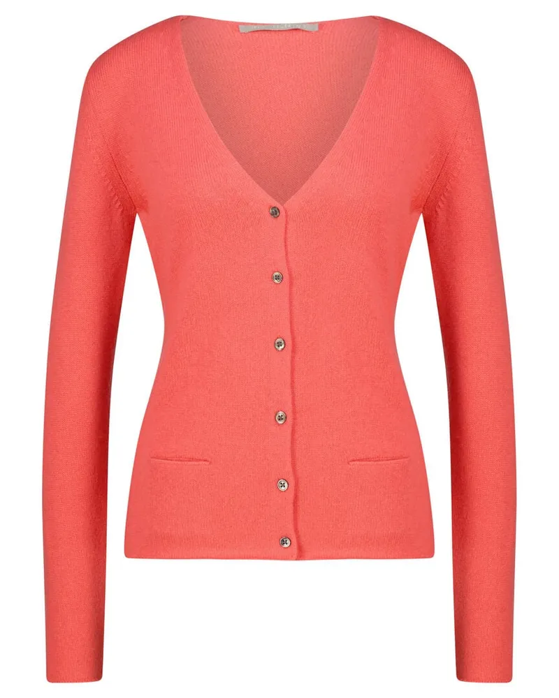 (THE MERCER) N.Y. Damen Strickjacke aus Kaschmir Orange
