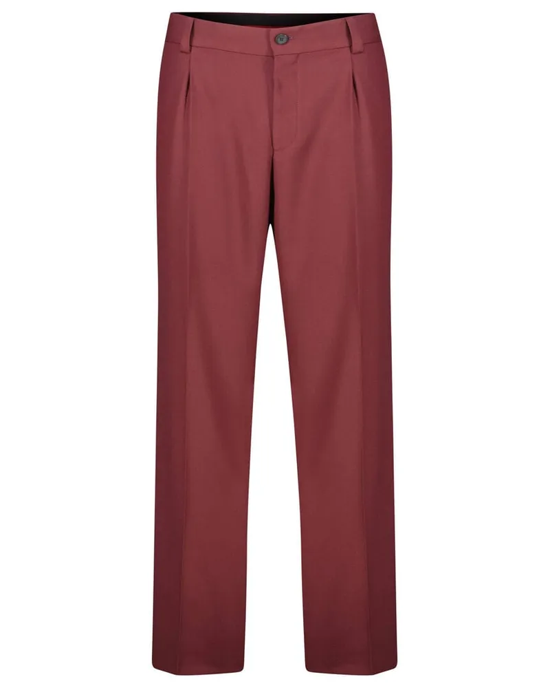 HUGO BOSS Herren Hose Regular Fit Bordeaux