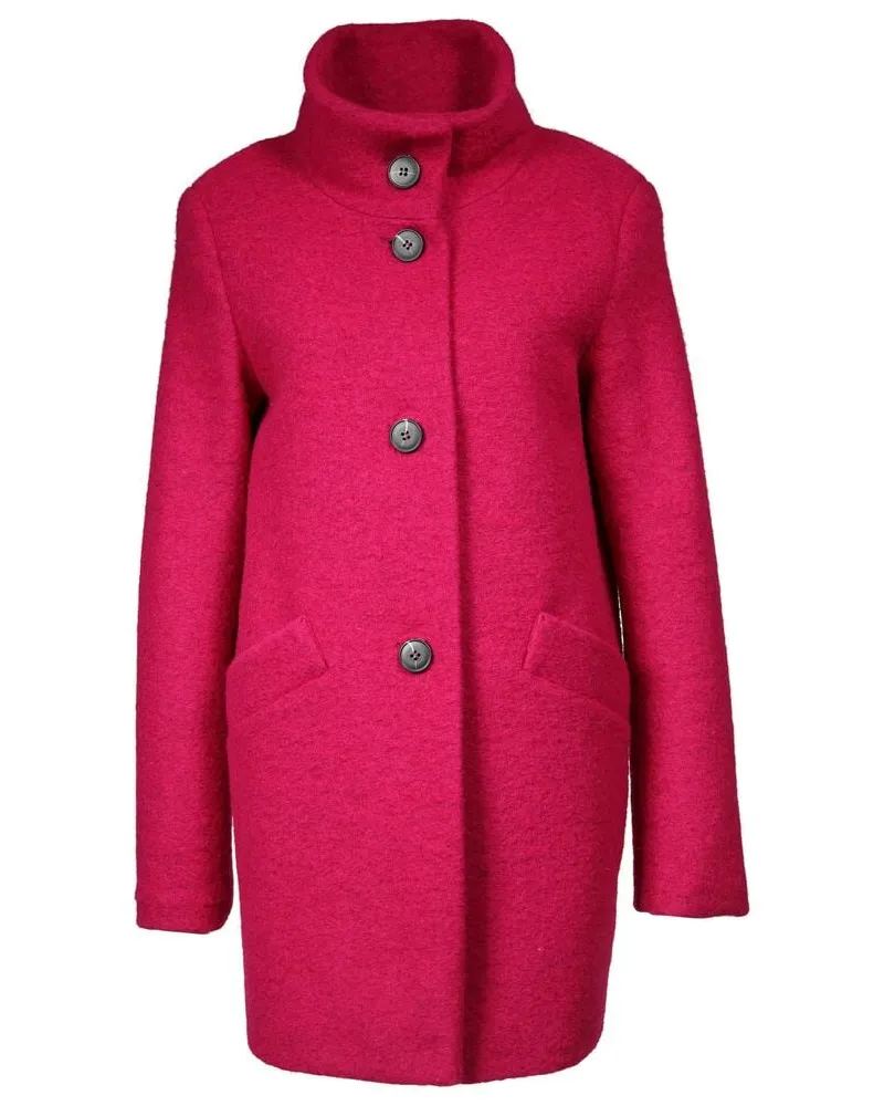 Fuchs Schmitt Damen Mantel mit Stehkragen Pink