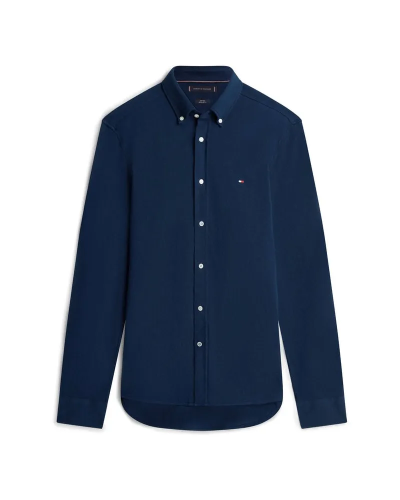 Tommy Hilfiger Herren Hemd Regular Fit Marine