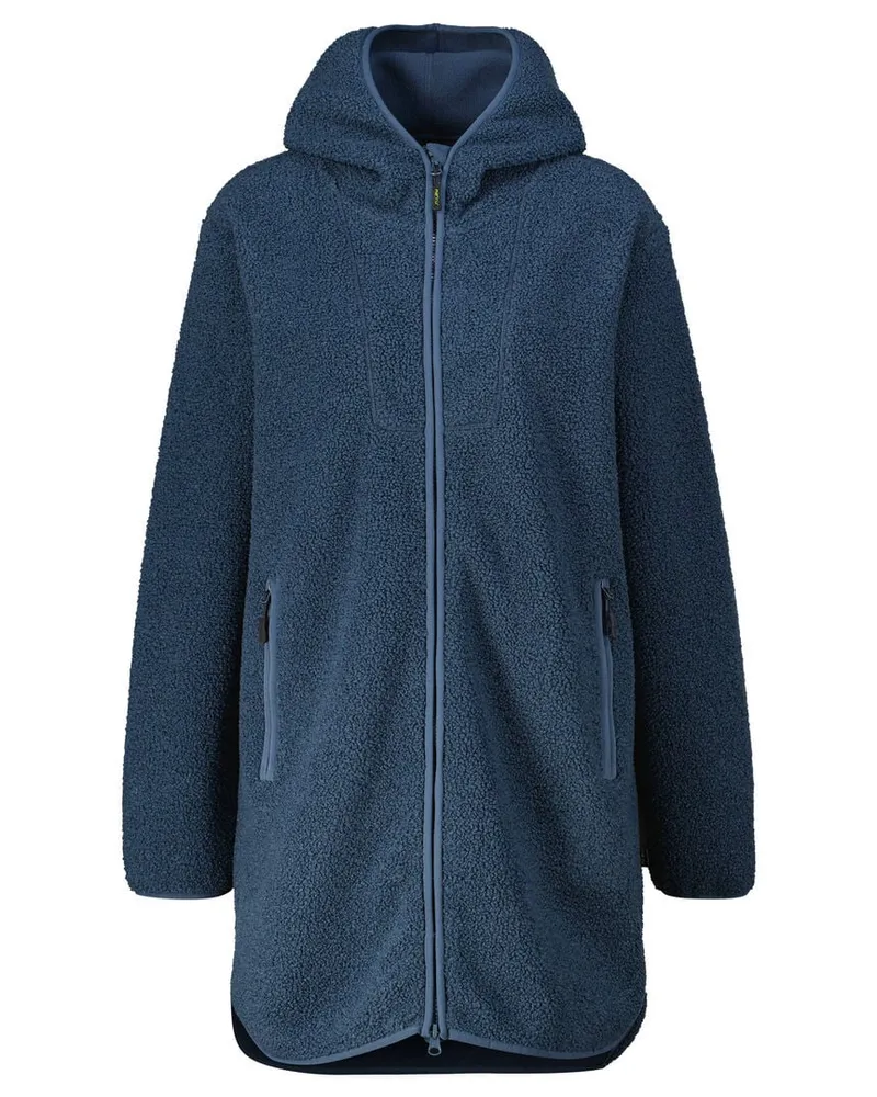 me°ru' Damen Fleecejacke SIGTUNA Nachtblau