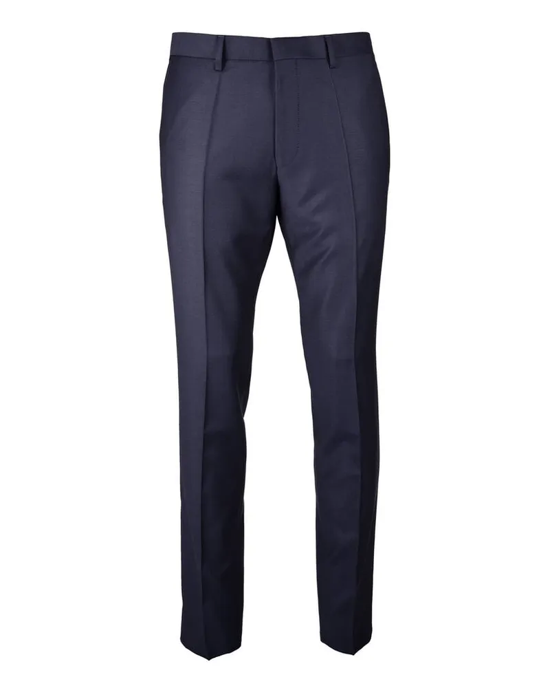 Roy Robson Herren Anzugs-Hose aus Schurwolle Navy