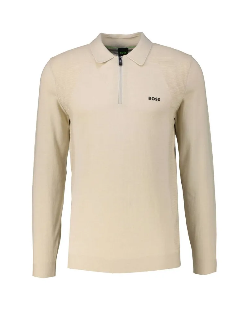 HUGO BOSS Herren Strickpullover MOMENTUM LITE Camel