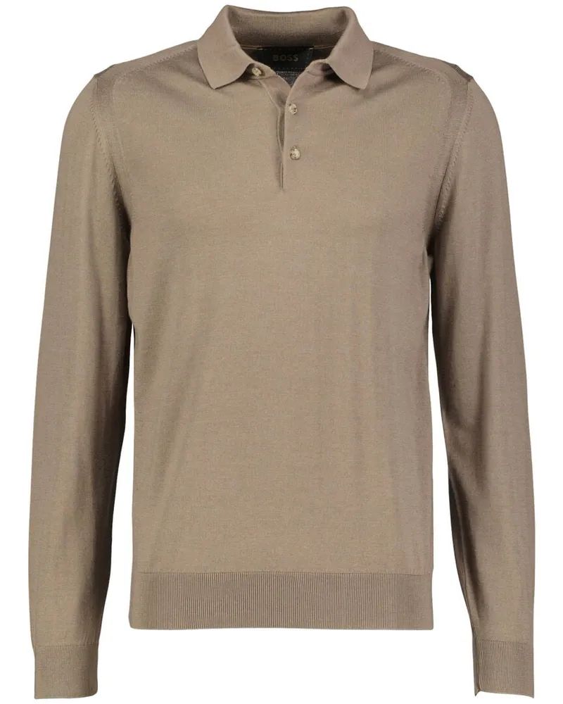 HUGO BOSS Herren Strickpullover mit Kaschmir OVIO Grün
