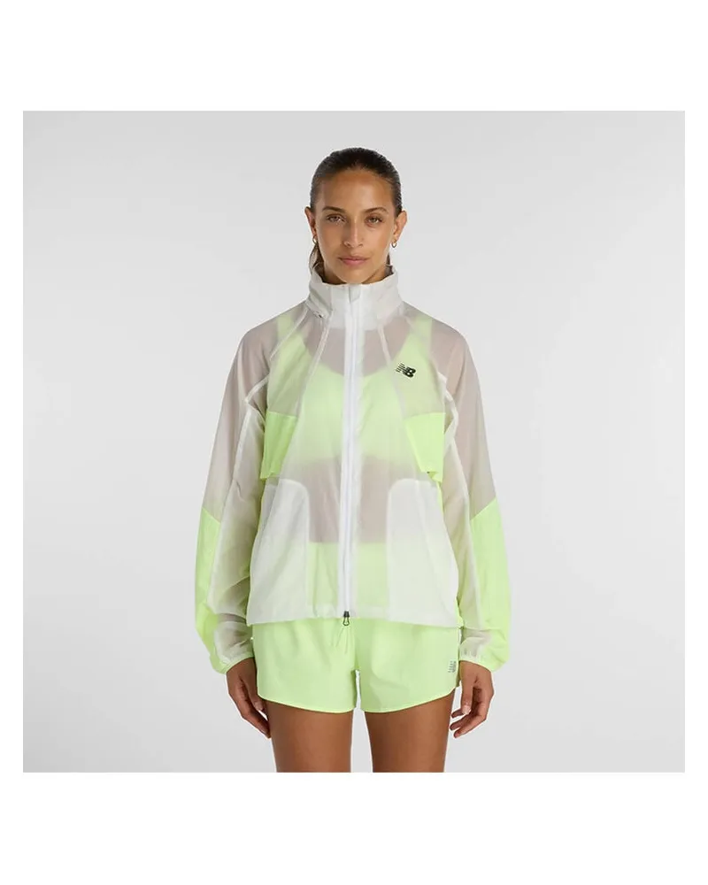 New Balance Damen Jacke Limette