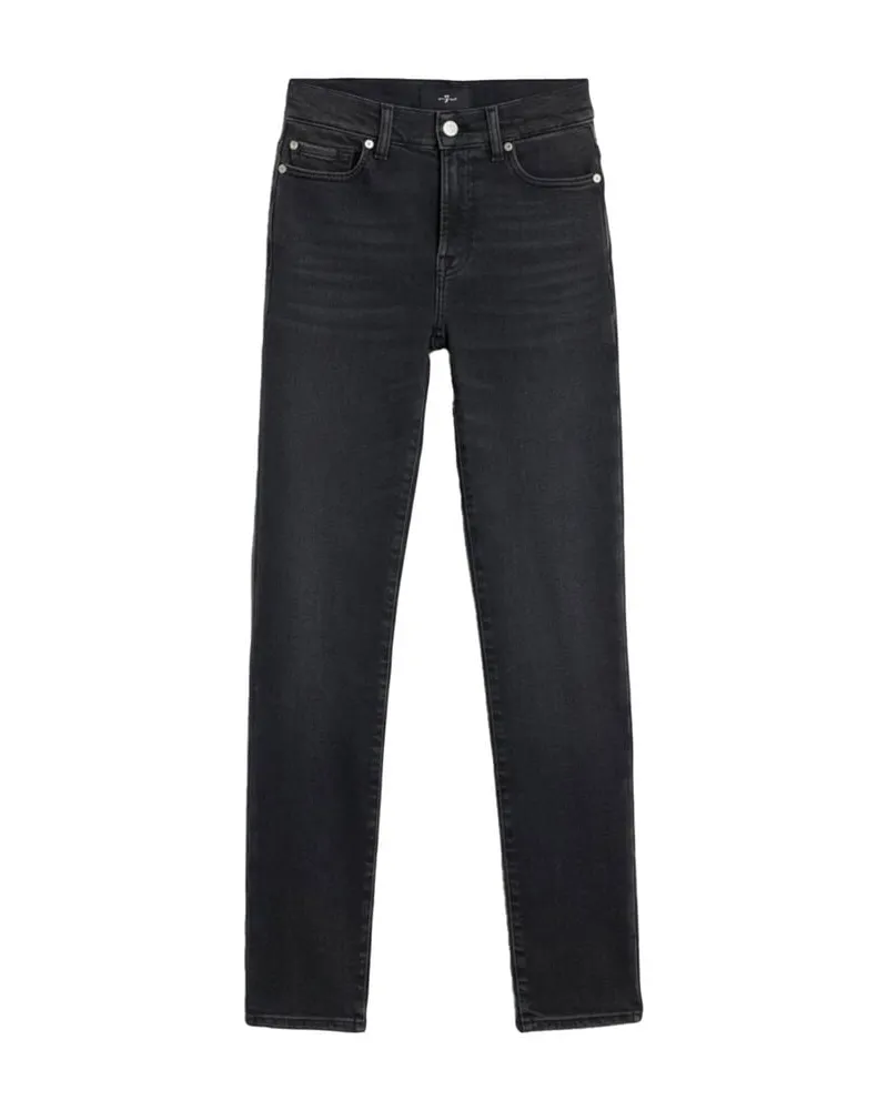 7 for all mankind Damen Jeans ROXANNE BOTTOMLINE Skinny Fit Blueblack