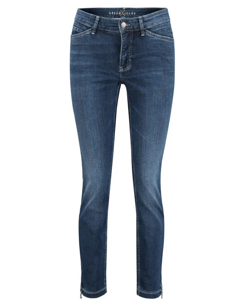 MAC Jeans Damen Jeans "Dream Chic" Slim Fit verkürzt Blueblack