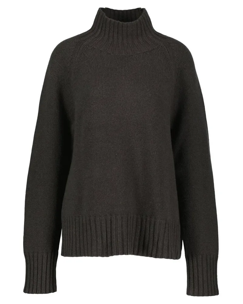 Max Mara Damen Strickpullover aus Wolle und Kaschmir MANTOVA Oliv