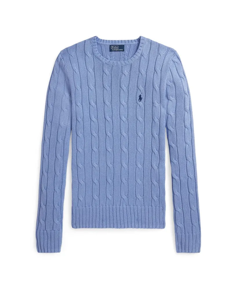 Ralph Lauren Damen Strickpullover aus Baumwolle Blau