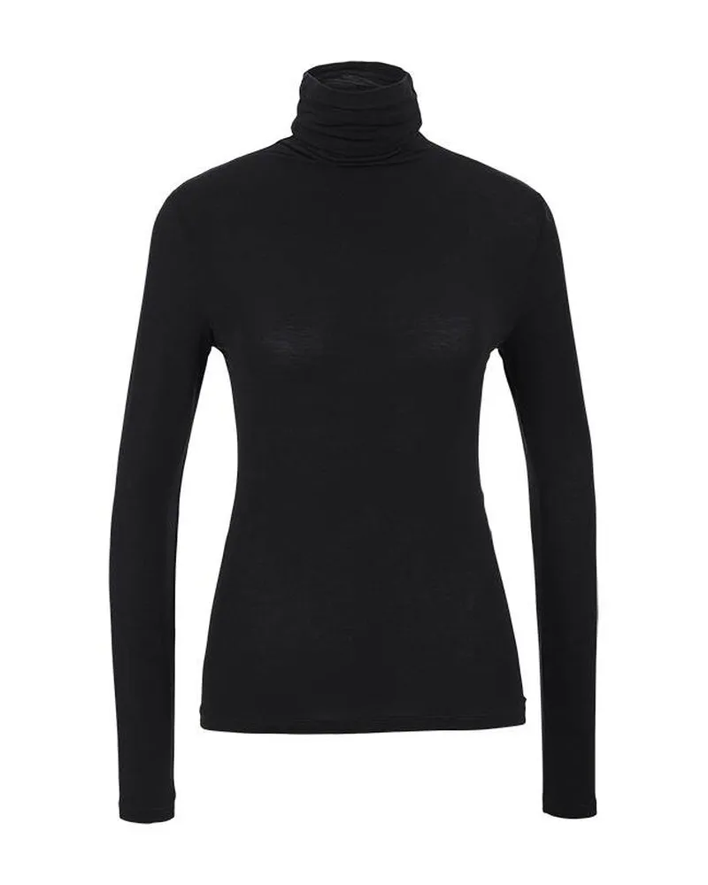 Riani Damen Rollkragenshirt und Kaschmir Schwarz