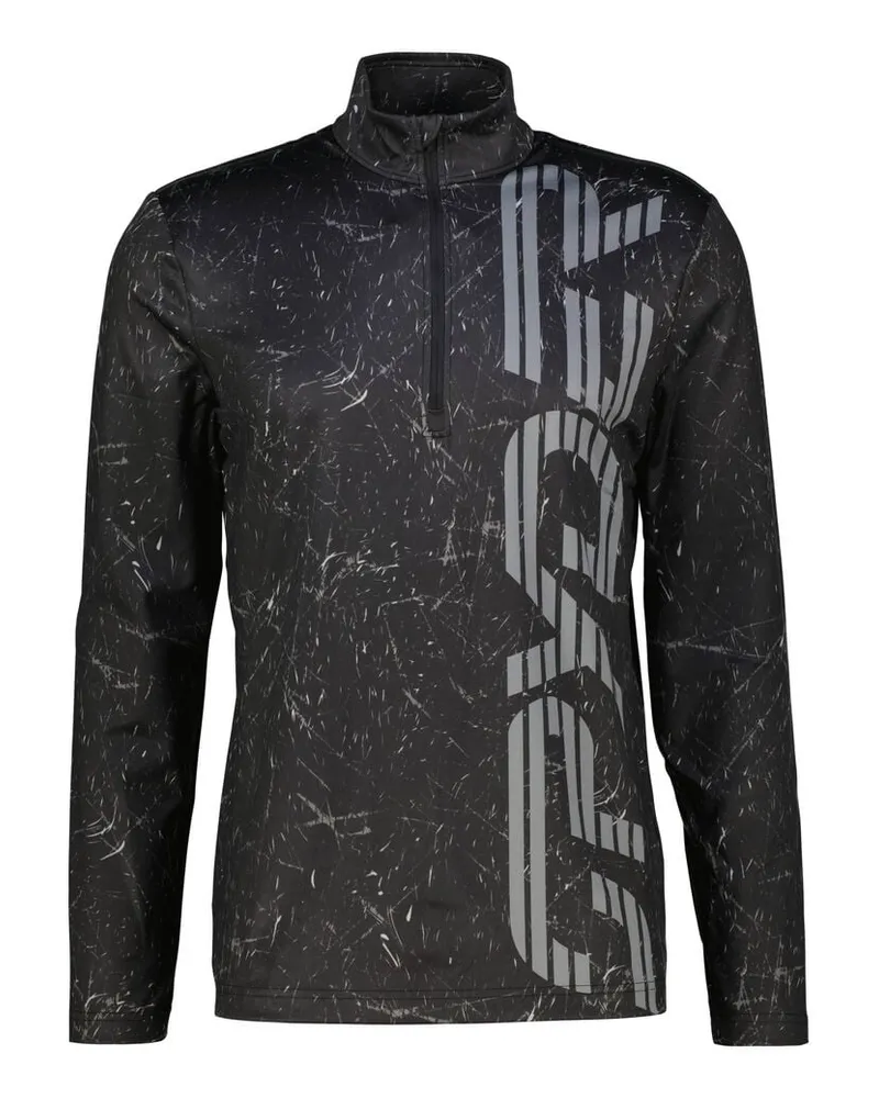 Spyder Herren Longsleeve PODIUM 1/2 ZIP Slim Fit Dunkelgrau