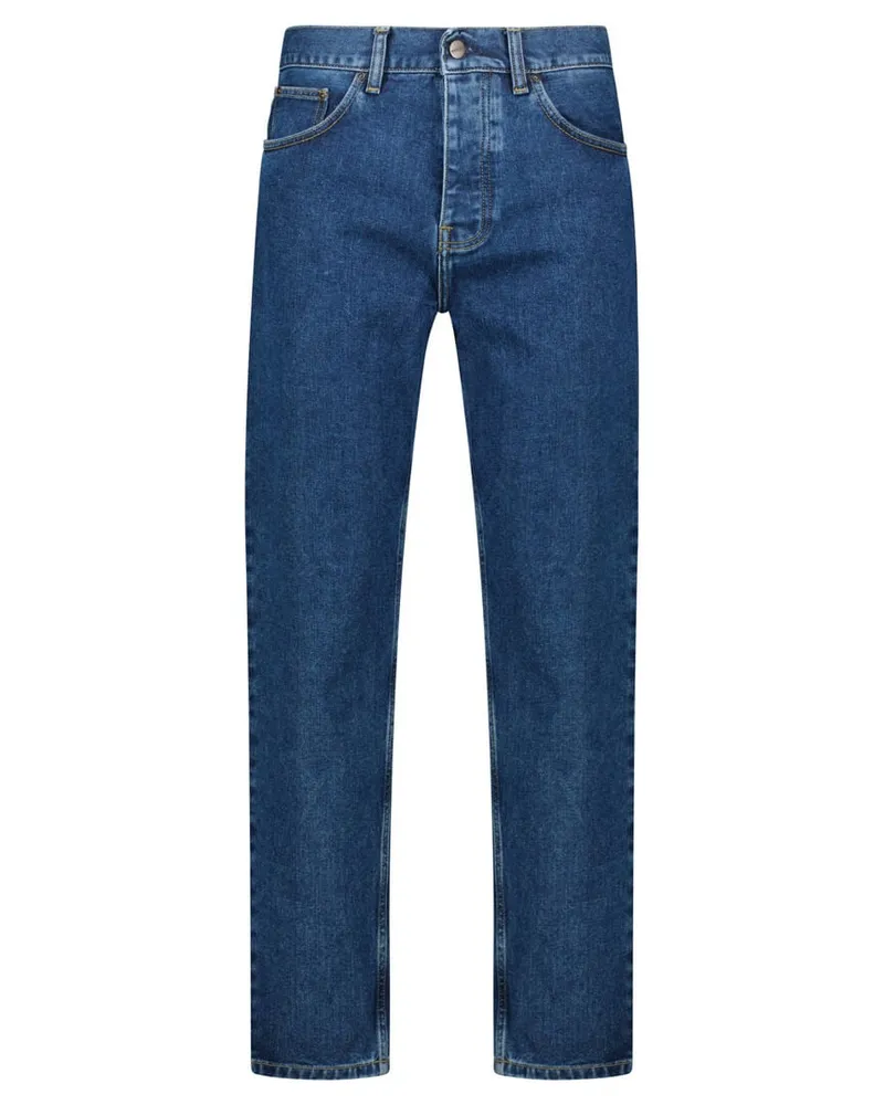 Carhartt WIP Herren Jeans NEWEL PANT Relaxed Tapered Fit Blueblack