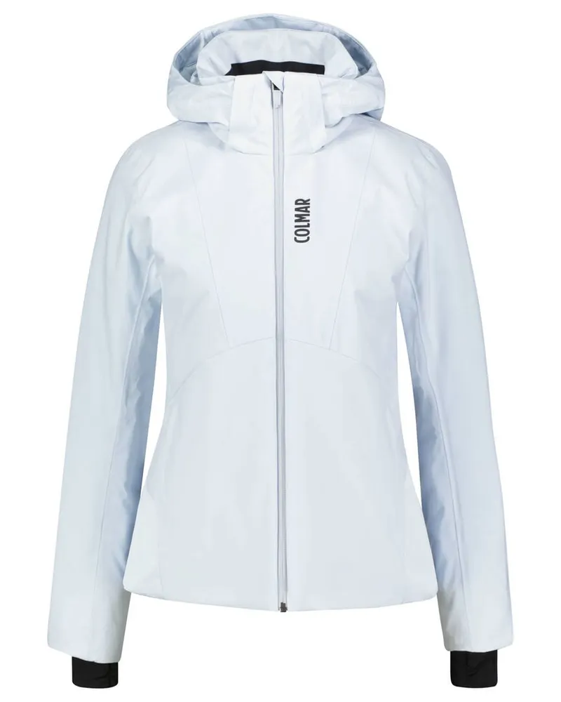 Colmar Damen Skijacke mit Kapuze Regular Fit Hellblau