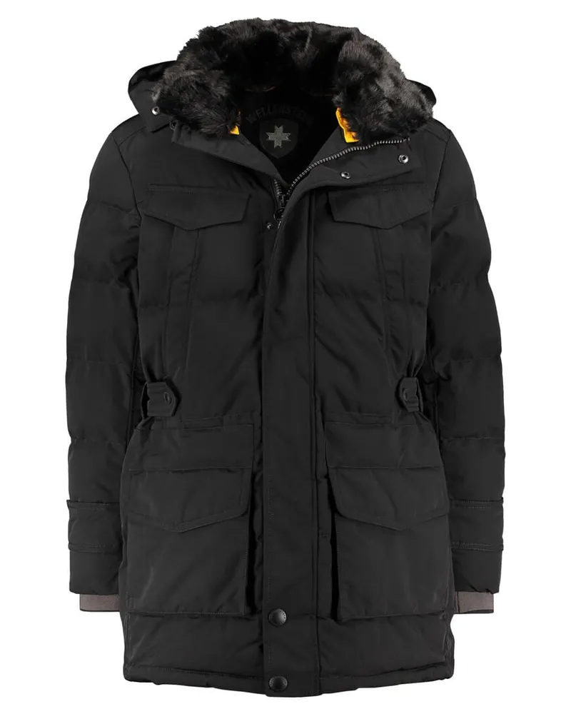 Wellensteyn Herren Winterjacke SEAMASTER Schwarz