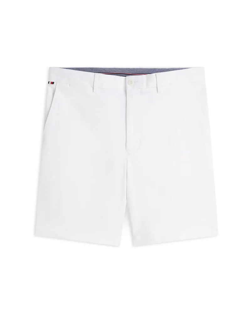 Tommy Hilfiger Herren Chinoshorts DOVER 8 Weiss