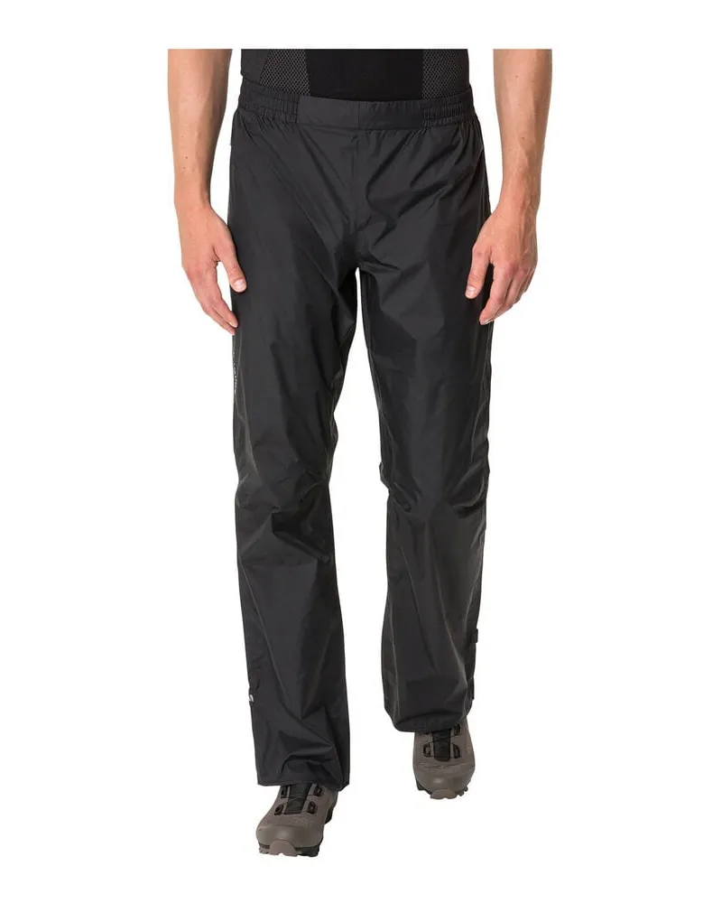 Vaude Herren Rad Regenhose Drop Pants II Schwarz