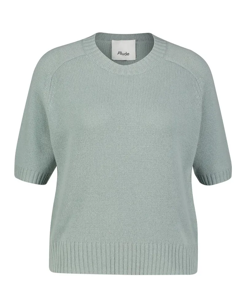 ALLUDE Damen Kaschmirpullover Pistazie