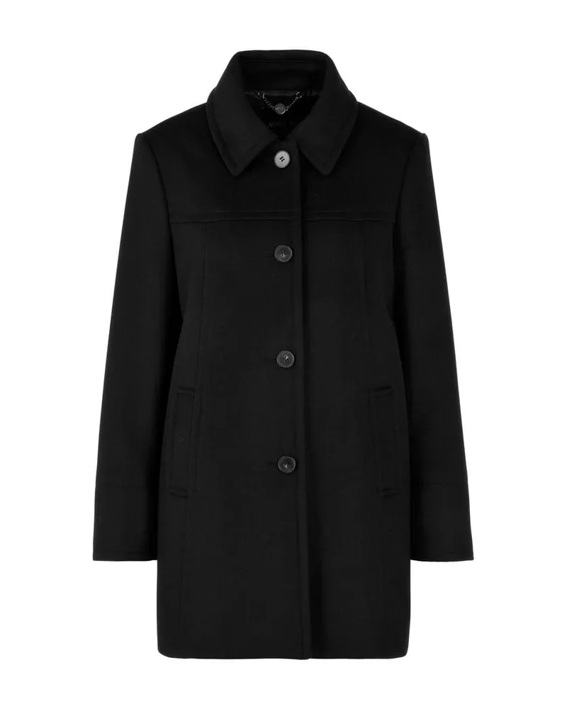 Marc Cain Damen Jacke aus Wolle und Kaschmir Schwarz
