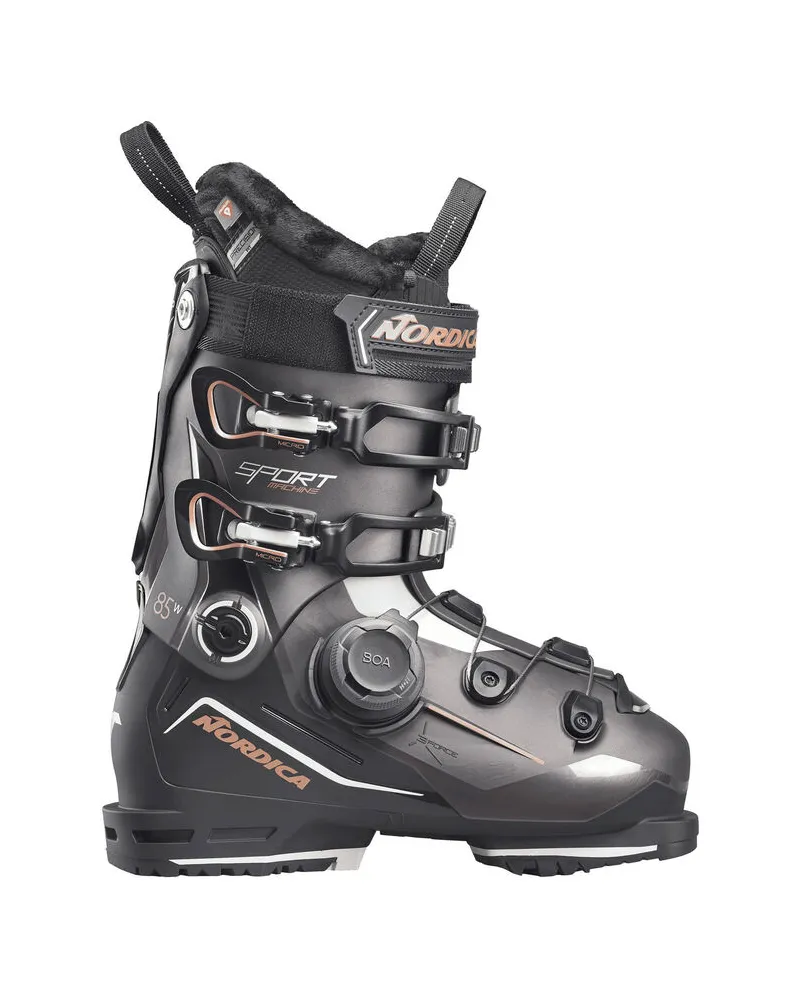 Nordica Damen Skischuhe SPORTMACHINE 3 85 W BOA (GW Schwarz